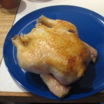 browned bird on plate